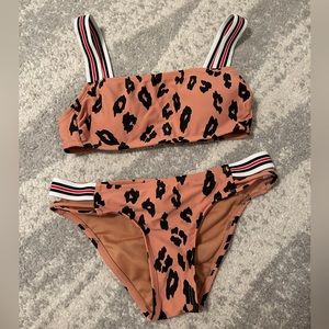 Xhilaration Cheetah Bikini Set